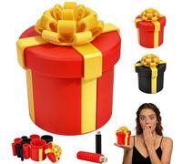 Bukbas Annoying Nested Screw Gift Box, 10 Layer The Annoying Present Money Puzzle Gifts Box Cash Gifts The Prank Boxes, Reusable Fun Bags Boxes for Birthday, Christmas & Fun Party