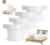 Bukbas Bed Sheet Holder With Lock Strips, 4 Pcs Heavy Duty Bed Sheet Clips for Bedding, Heavy Duty Bed Sheet Corner Holders for Any Fitted Sheet, Keep Sheets Firm Tight Fits All Mattress