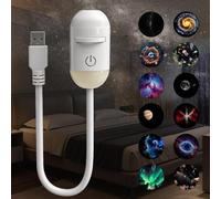 Bukbas Galaxy Projector Night Light, 2-in-1 Galaxy Star Projector Light