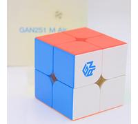 Bukefuno GAN 251 M Air 2x2 Magnetic Magic Cube GAN251 MAir Speed Magic GAN 251 Air 2x2x2 Stickerless Cubes Gans Mini Magnets 2021 Puzzle