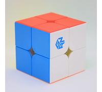 Bukefuno GAN 251 M Pro 2x2 Magnetic Cube Gans Mini Speed GAN 251 Pro 63 2x2x2 Stickerless Magnets 2021 Magic Puzzle(Flagship 251M Pro Matte Surface)
