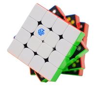 Bukefuno GAN 460 M 4x4x4 Cube Puzzle Stickerless Gans 460M 4x4 Magnetic Speed Puzzle GAN460 Cube