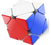 Bukefuno GAN Skewb 32 Magnetic Speed Cube Enhanced Frosted Version | Skewb puzzle 81g lightweight core magnets GES PRO 4 nut distances 6 elasticity levels faster smoother positioning stable