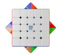 Bukefuno MoYu Aochuang V6 TripleTrack UV 5x5 Magic Cube Magnetic Moyu Aochuang WRM Ball Core V6 Puzzle 3Track UV Magic Cloth 160 Magnets 5x5x5 Stickerless Cube Speed