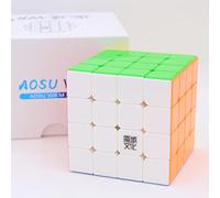 Bukefuno MoYu AoSu WR M 4x4 Magic Cube Magnetic Moyu AoSu WRM Puzzle 4x4x4 Magic Stickerless Cube Speed