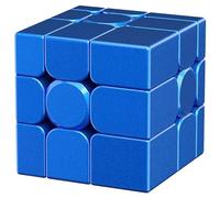 Bukefuno moyu Mirror Cube V2 M UV 3 x 3 cm - Blue Magnetic Magic Cube - Puzzle MFJS - Mirror V2 - Irregular Magnets Without Sticker - Speed Magic Cube (Blue Mirror Version Including