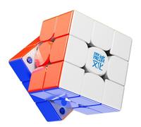 Bukefuno MoYu WeiLong WRM V11 Magnetic UV Version 3x3 Magnetic Speed Cube - WeiLong V11 Magic Cloth Stickerless Puzzle Magic Cube Toys