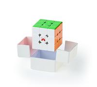 Bukefuno QY Tornado V4 Pioneer MagLev UV 3x3 Speed Magic Cube - Stickerless Puzzle 2024 New Cubes (Pioneer Version)