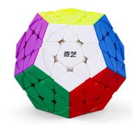 Bukefuno QY Toys Megaminx Warrior S2 3x3 Cube Stickerless Magic Dodecahedron QiHeng V2 3x3x3 Pentagonal 2024 Puzzle Cube Speed