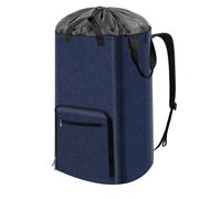 Bukere Laundry Backpack Bag for College Students Dorm Essentials, Heavy Duty Hanging Laundry Bag with Adjustable Shoulder Straps, Laundry Bag for Girl, Guys, Women, Men