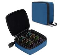 Bukere Travel Sunglasses Organizer Case, Adjustable Slot For Multiple Pairs, Portable Eyeglasses Storage Box for Men Women