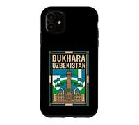 Bukhara Uzbekistan Flag Kalon Minaret Travel Art Design Case for iPhone 11