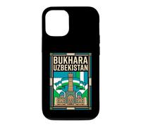 Bukhara Uzbekistan Flag Kalon Minaret Travel Art Design Case for iPhone 12/12 Pro