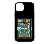 Bukhara Uzbekistan Flag Kalon Minaret Travel Art Design Case for iPhone 14 Plus