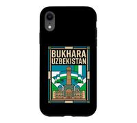 Bukhara Uzbekistan Flag Kalon Minaret Travel Art Design Case for iPhone XR