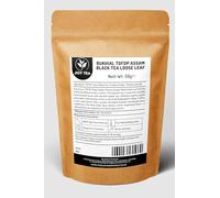 Bukhial TGFOP Assam Loose Leaf Tea | Full-Bodied| Malty Flavour | High-Grade Second Flush | Bright Liquor and Golden Tips | Packed in Resealable Kraft Paper Pouch | Natural & Bold (50g)