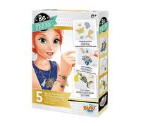 Buki Jewellery Making Kit – Be Teens Sparkling Jewellery – 3 Bracelets & 2 Necklaces – White