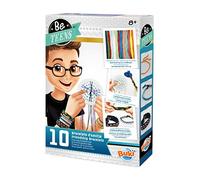 Buki Be Teens Friendship Bracelet Making Kit with 10 Bracelets, Instructions & Accessories - Arts & Crafts Jewellery Set with Foam Disc, Threads, Beads & Pendants for Boys & Girls 8+