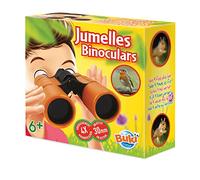Buki France BN009 Binoculars with 4x Magnification. Lightweight Binoculars Gift Set for Kids. Childrens Outdoor Camping Kit with Strap, Bag & Lens Wipe STEM Toy. Spy Gift Suitable for Boys & Girls 6+
