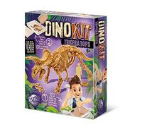 Buki France 439TRI Dino Kit - Triceratops Dinosaur Toy. Prehistoric Fossil Digging Set. Excavate Dinosaur Skeleton. Realistic Educational 3D Dino Model. Kids STEM Toy. Science Gift for Boys & Girls 8+