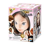 Buki France 5422 Professional Studio Hair Styling Head. Kids Hairdressing Kit Includes 15 Hair Accessories. Children's Pretend Hair Salon Doll Toy. Suitable for Boys & Girls 7+
