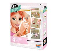 Buki France Be Teens Kawaii Cute Jewellery Making Gift Set. Create 2 Bracelets, 1 Keyring & 1 Pin with Instructions & Accessories. Arts & Crafts Present for Kids. Suitable for Boys & Girls 8+