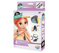 Buki France Be Teens Wax Print Jewellery Making Gift Set. Jewellery Making Kit. Customise Bracelets & Earrings with Accessories & Instructions. Arts & Crafts for Kids. Suitable for Boys & Girls 8+