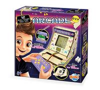 BUKI France Build Your Own Arcade Game Kit - Electronics & Construction STEM Toy | Create 12 Classic-Inspired Games | Science & Engineering Set for Kids Age 8+ | Includes Tools & Instructions