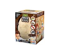 Buki France Dino Mega Egg, Medium - Dig 4 Dinosaur Puzzles, Includes Tools & Tray, Ages 8+, Unisex Children, Discover, Experiment, Science Kit