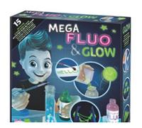 Buki France Mega Fluo & Glow Science. 15 Glow in The Dark Science Experiments. Children's Chemistry Set. Kids Educational STEM Toy for Little Scientists with Instructions. Gifts for Boys & Girls 8+