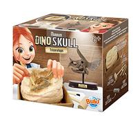 Buki France Triceratops Dino Museum Skull Dig Kit. Dinosaur Fossil Excavation Kit. Construction STEM Toy. DIY Building Set + Tools. 3D Realistic Skeleton Model. Educational Gift for Boys & Girls 8+