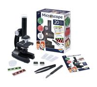 BUKI MR450 Children's Microscope Set from 7 Years - Microscope with 100x, 300x & 600x Magnification - 20 Experiments