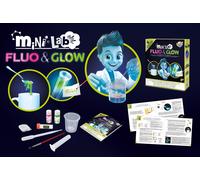 Buki France Mini Lab Fluo & Glow. Kids Chemistry Set. Childrens Science Experiments. STEM Toy. Science Gift Suitable for Boys & Girls 8+