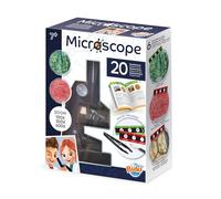 BUKI MR450 Children's Microscope Set from 7 Years - Microscope with 100x, 300x & 600x Magnification - 20 Experiments