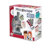 Buki MR800 Children's Microscope 1200x Experiment Box with LED, 2 Eyepieces, 40 Experiments and Laboratory Accessories, STEM Educational Game from 8 Years