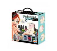 Buki Professional Nail Art Studio W/ Polish Stickers Childrens Creative Playset