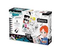 Buki - Professional Studio Manga Book with 8 Alcohol Markers, 5439