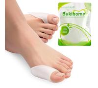 Bukihome Gel Bunion Shield, Bunion Protectors to Cushion Foot, Advanced Bunion Pads to Relieve Pain and Absorb Pressure - 6 Pack