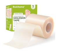 Bukihome Hydrocolloid Roll - Hydrocolloid Bandages Patch with Self-Adhesive - 2.56in*16.4ft Tape for Blister, Burn, Acne Care - Cut-to-Size, Ultra Absorbent, Waterproof, First Aid Kit Essential