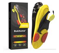 Bukihome Support Orthotic Insoles for Metatarsal & Ball of Foot Pain Relief, Heavy Duty Arch Support Cushioning, EVA for Plantar Fasciitis, Morton's Neuroma - Fits Running & Work Shoes -XL