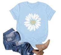 BUKKNYE 4Th of July Shirts Women Womens T Shirts Black Tshirt for Women Lavender Shirt Women Beach Vacation Outfits for Women Women's Petite Tops and Blouses