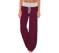 BUKKNYE Leopard Print Trousers for Women Paper Bag Pants Black Pyjama Bottoms Women Brown Joggers Women Casual Trousers Women UK