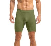 BUKKNYE Mens Long Boxers Oversize Cotton Soft Comfortable Underwear Boxer Briefs Longer Leg Quick Dry Performance Sports Bottoms