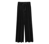 BUKKNYE Velour Joggers for Women UK Velvet Trousers Sweatpants Ladies Casual Drawstring Tracksuit Bottoms Sports Yoga Pants with Pockets Black