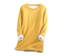 BUKKNYE Women's Sherpa Fleece Lined Sweatshirts Without Hood Thick Warm Fall Winter Shirts I'm Still Freezing ME 24:7 Funny Sweater Pullover Plus Size Print Long Tops