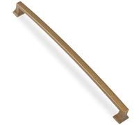 BUKOBYHE 6 Pack 10 Inch(254mm) Kitchen Cabinet Handles Antique Brass Cabinet Pulls Vintage Drawer Pulls Aged Gold Bronze Kitchen Hardware Solid Kitchen Handles