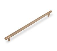 BUKOBYHE 6 Pack 11-5/16 inch（288mm） Kitchen Cabinet Handles Champagne Copper Knurled Cabinet Pulls Gold Drawer Pulls Kitchen Hardware