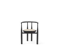 Bukowski Dining Chair Black with French Cane