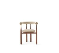 Bukowski Dining Chair Walnut/ Megan 26 Beige