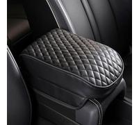 BUKYYY Car Center Console Pad, for Kia Stinger CK 2018-2025 PU Leather Car Armrest Pad Four Seasons Universal Center Console Armrest Cover,B/Black